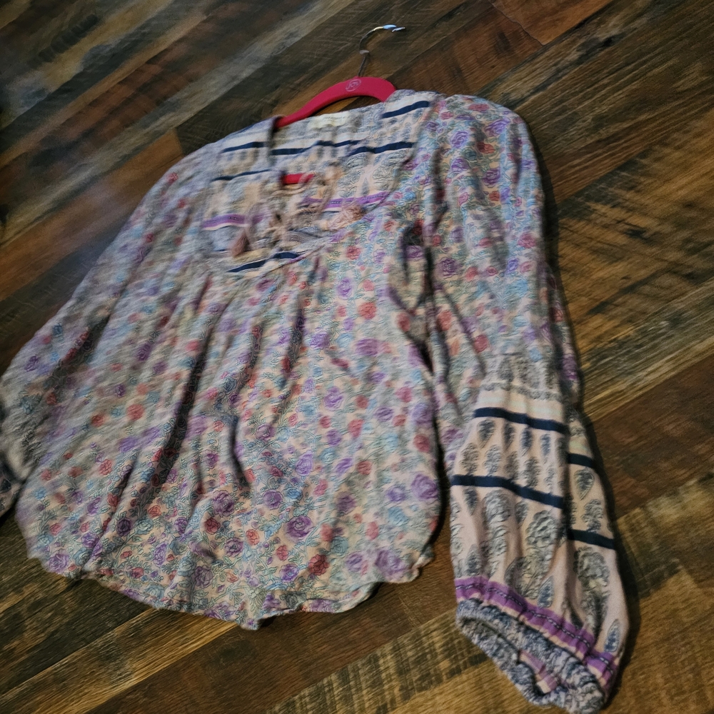 Lucky Brand Floral Blouse - Multicolor
